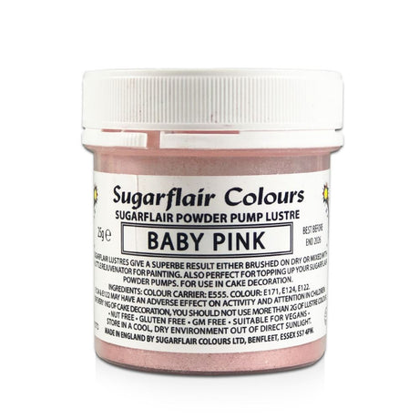 Sugarflair Powder Pump Lustre Refill 25g - All Colours