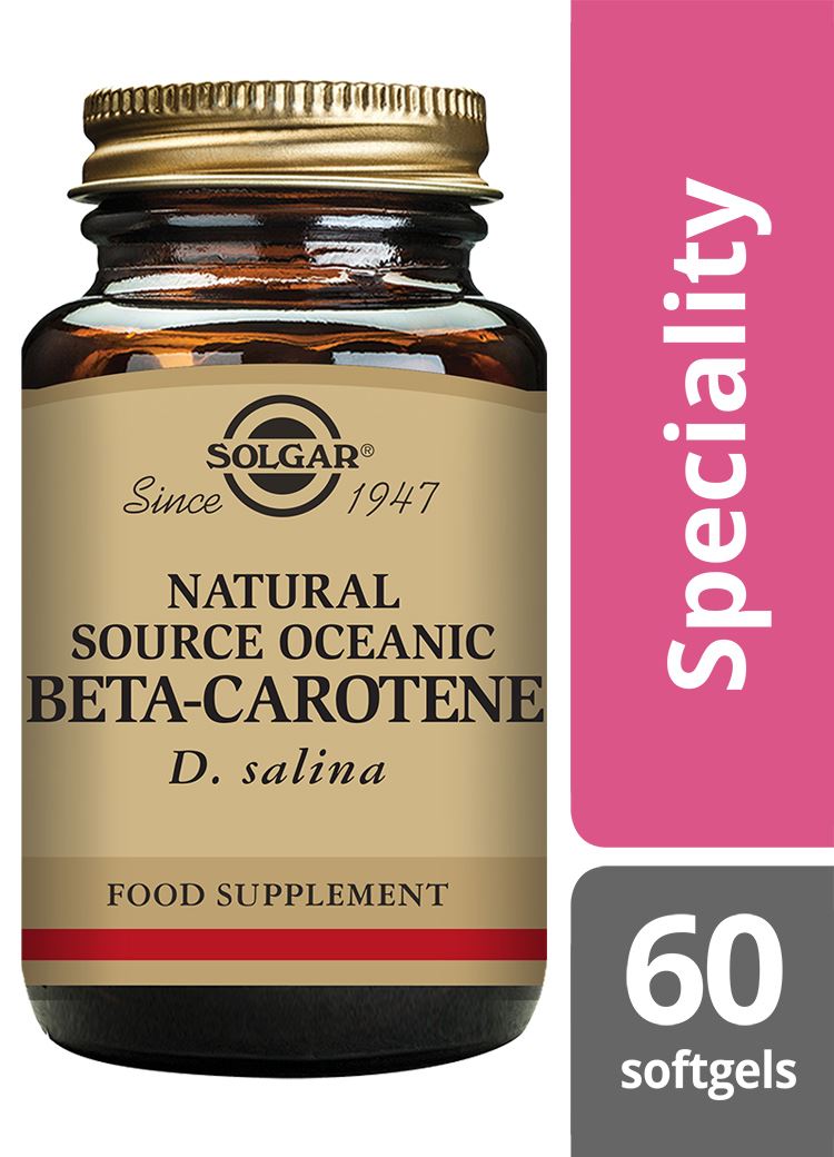 Solgar Natural Source Oceanic Beta Carotene - 60 Softgels