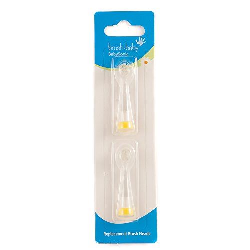 Brush-Baby BabySonic replacement head twinpack - Baby 0-18 months