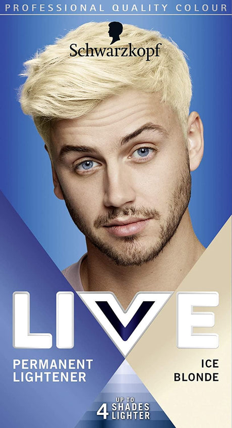 Schwarzkopf Live Men 100% Grey Coverage Semi Permanent 12 Washes Colour Hair Dye - All Shades