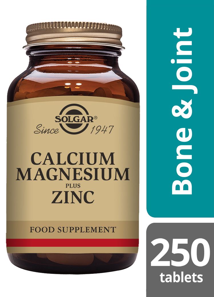 Solgar Calcium Magnesium Plus Zinc - 250 Tablets