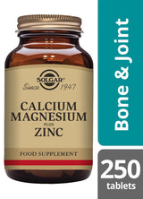 Solgar Calcium Magnesium Plus Zinc - 250 Tablets