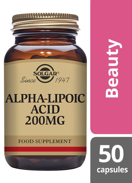 Solgar Alpha-Lipoic Acid 200 mg - 50 Vegicaps