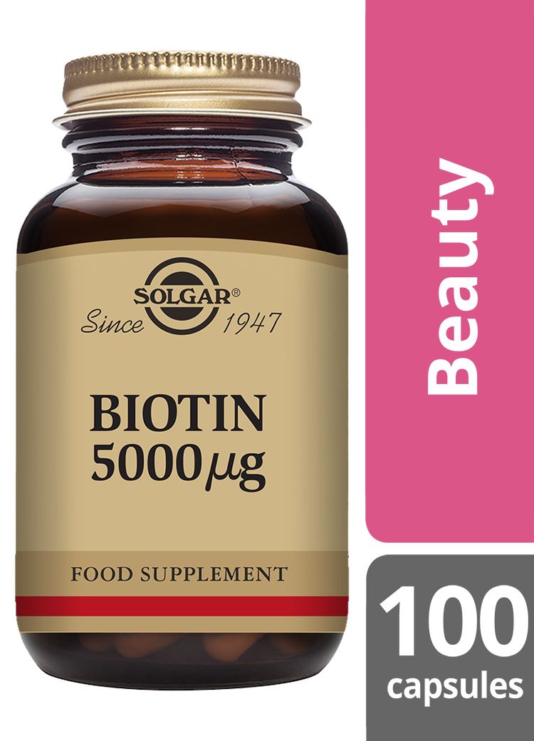 Solgar Biotin 5000 µg - 100 Vegicaps