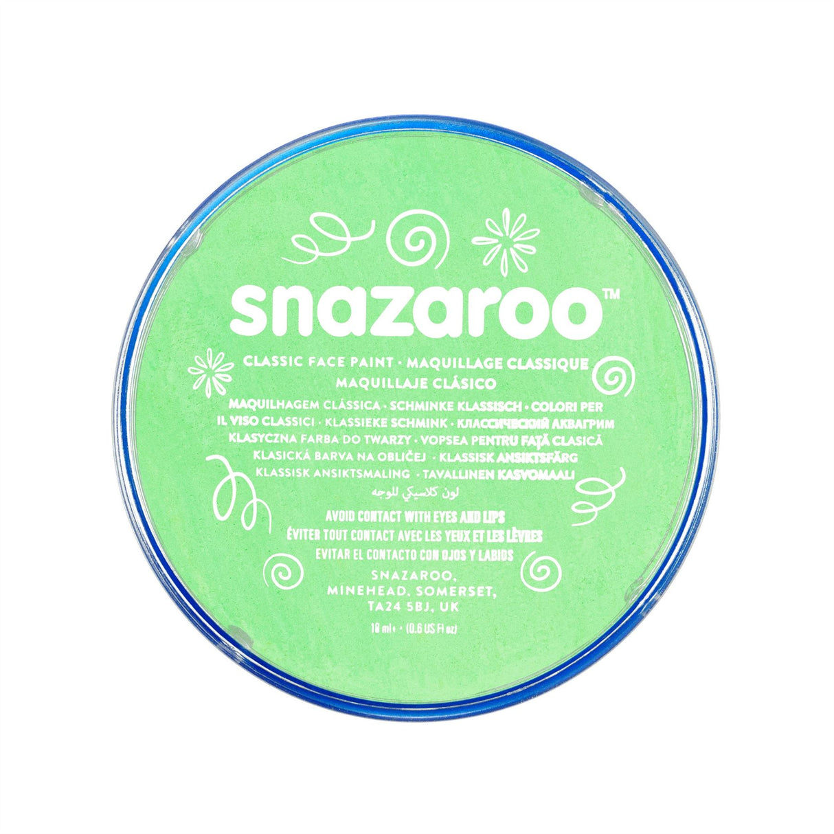 Snazaroo Face Paint & Body Make Up, Classic, Metallic & Sparkle Colours Fancy Dress 18ml