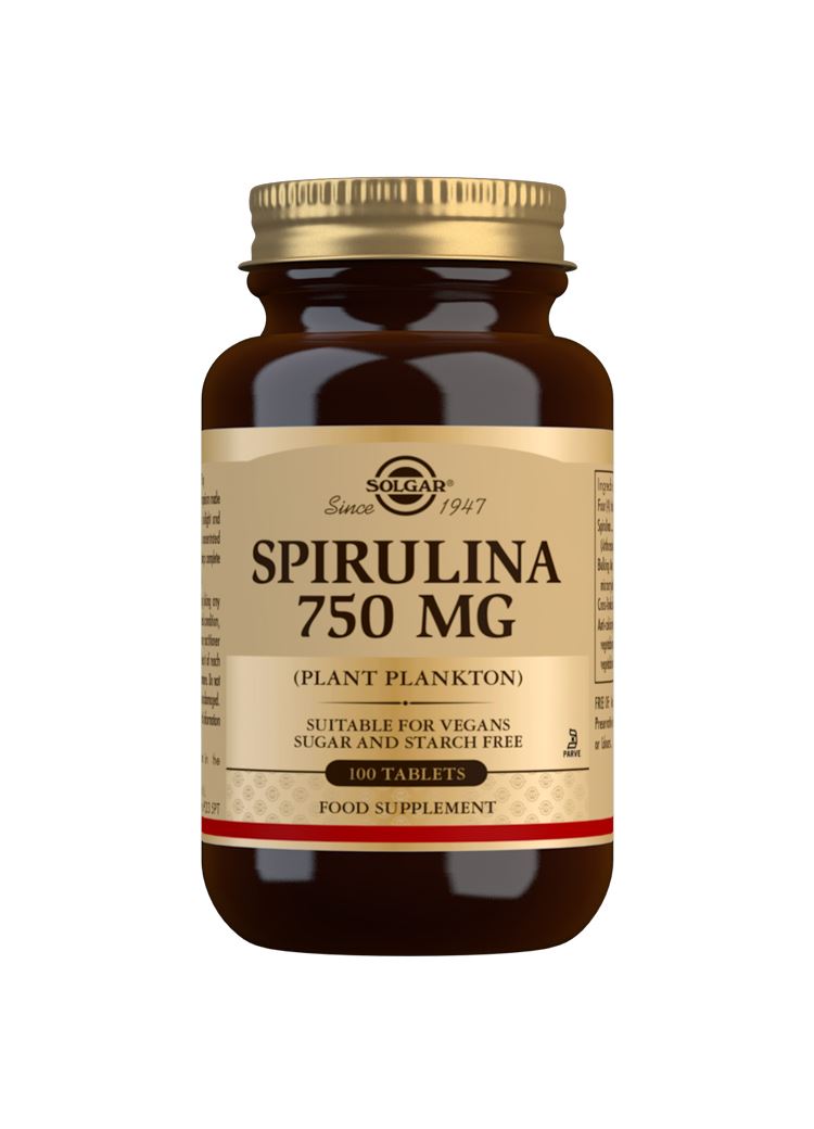 Solgar Spirulina 750 mg - 80 Capsules