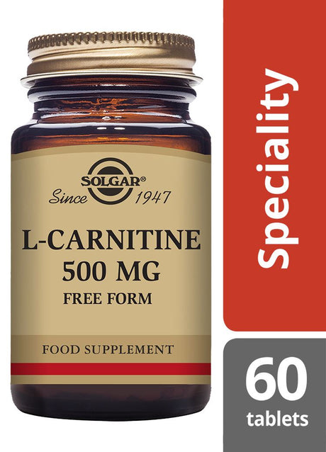 Solgar L-Carnitine 500 mg - 60 Tablets