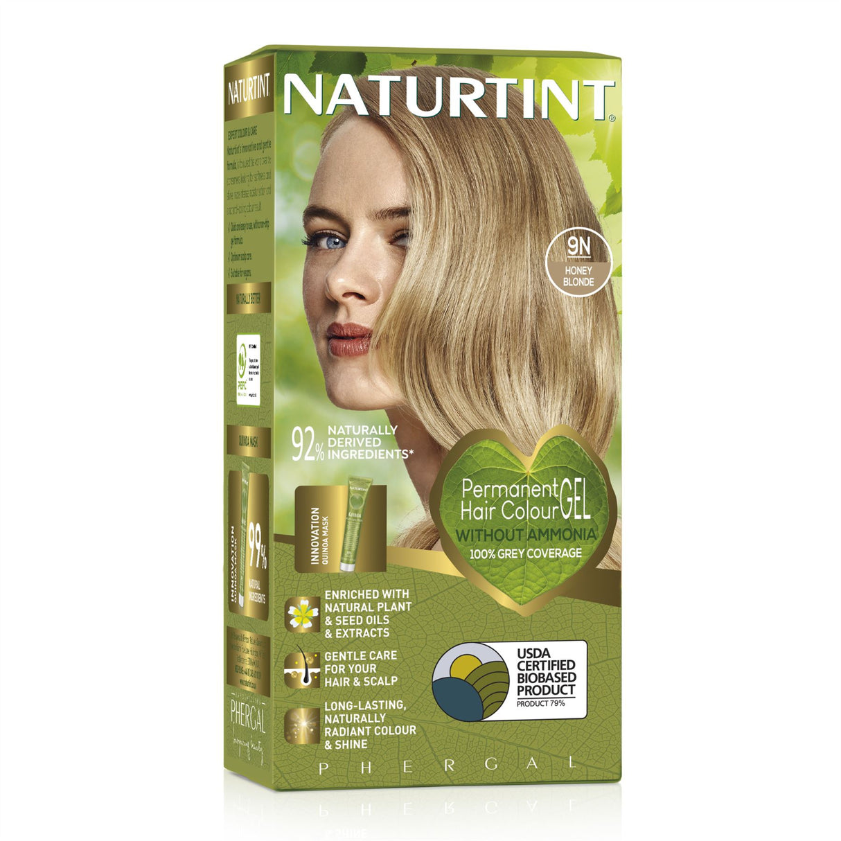 Naturtint Permanent Hair Colour, Plant Enriched Radiant Colour, Ammonia Free, Vegan-Friendly Formula, Long Lasting Grey Coverage - All Shades