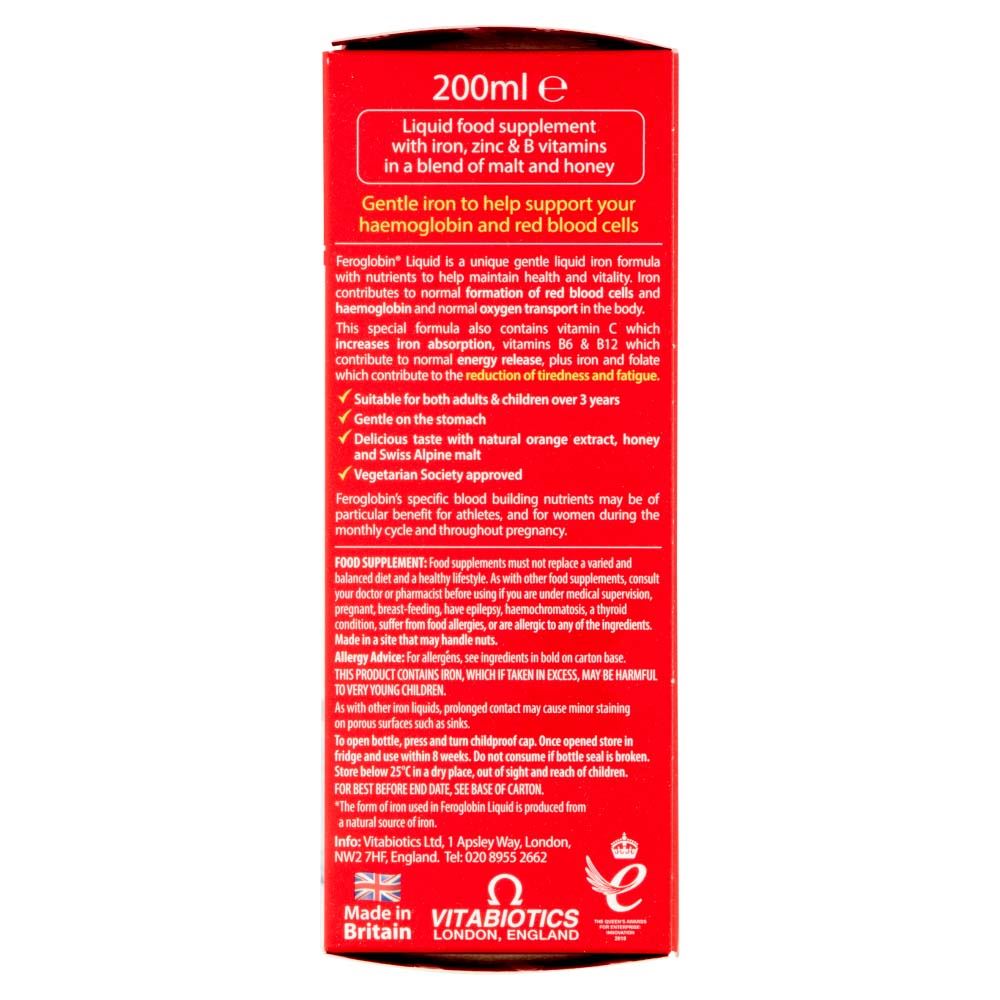 Vitabiotics Feroglobin Liquid - 200ml