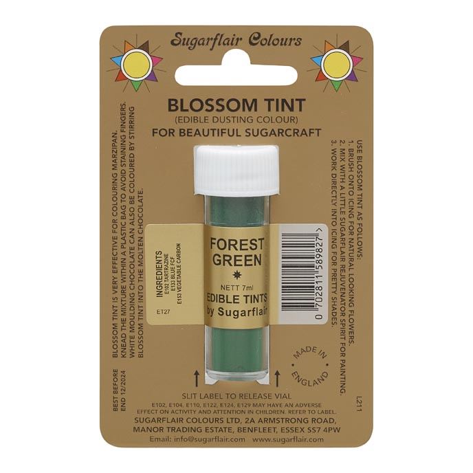 Sugarflair BLOSSOM TINT Edible Food Colour Powder - 7ml