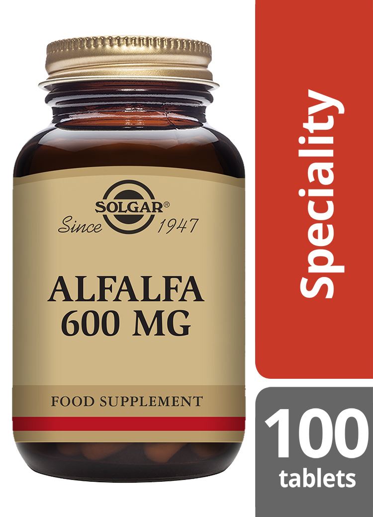 Solgar Alfalfa 600 mg - 100 Tablets