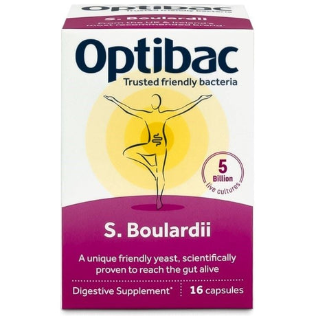 OptiBac Probiotics | Saccharomyces Boulardii | 16 - 80 Capsules