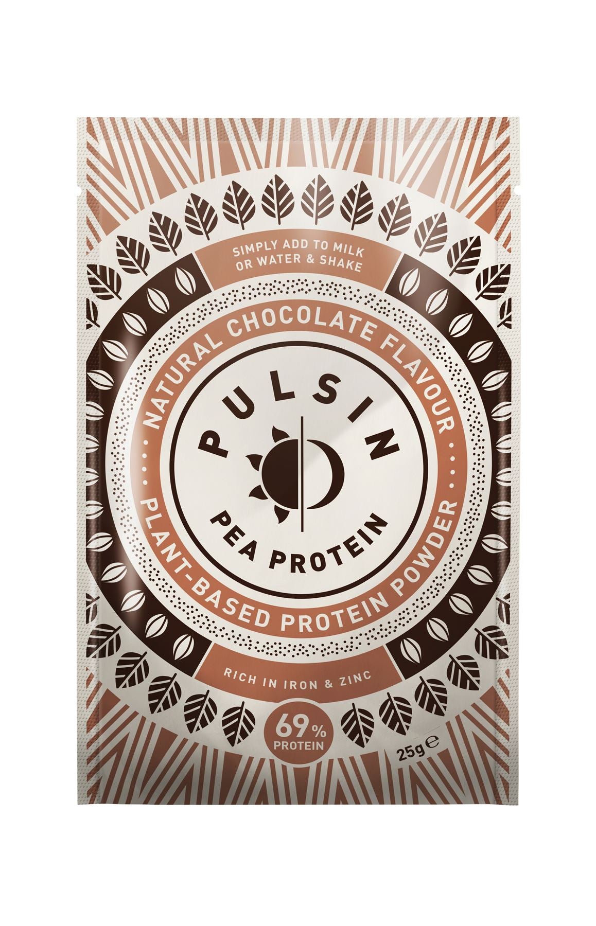 Pulsin Natural Chocolate Pea Protein Powder 25g - 250g