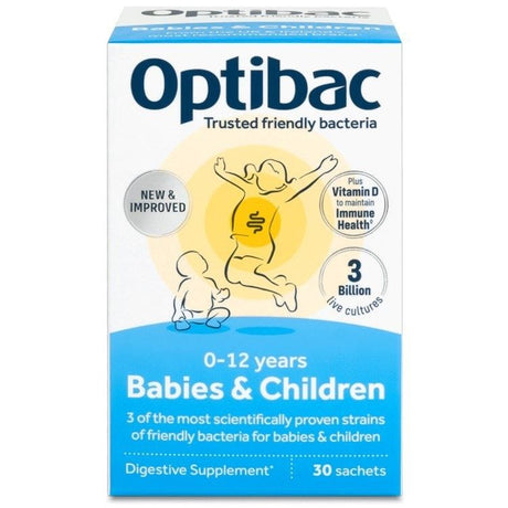 OptiBac Probiotics For Babies & Children 10 - 90 Sachets