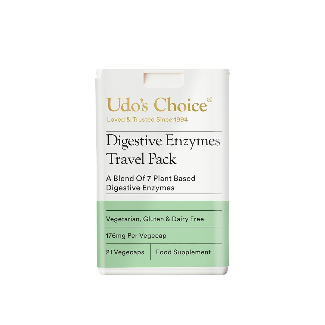 Udos Choice Digestive Enzyme Blend Travel Pack - 21 Vegecaps