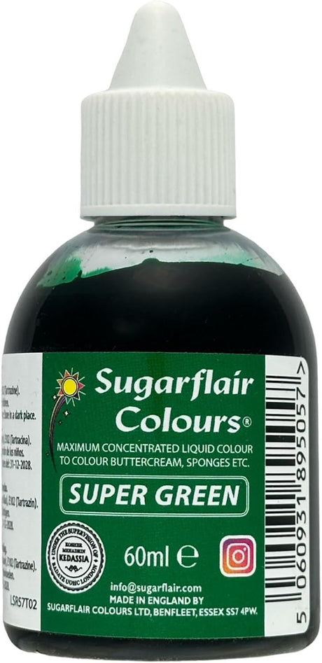 Sugarflair Maximum Concentrated Liquid Colouring 60ml - All Colours