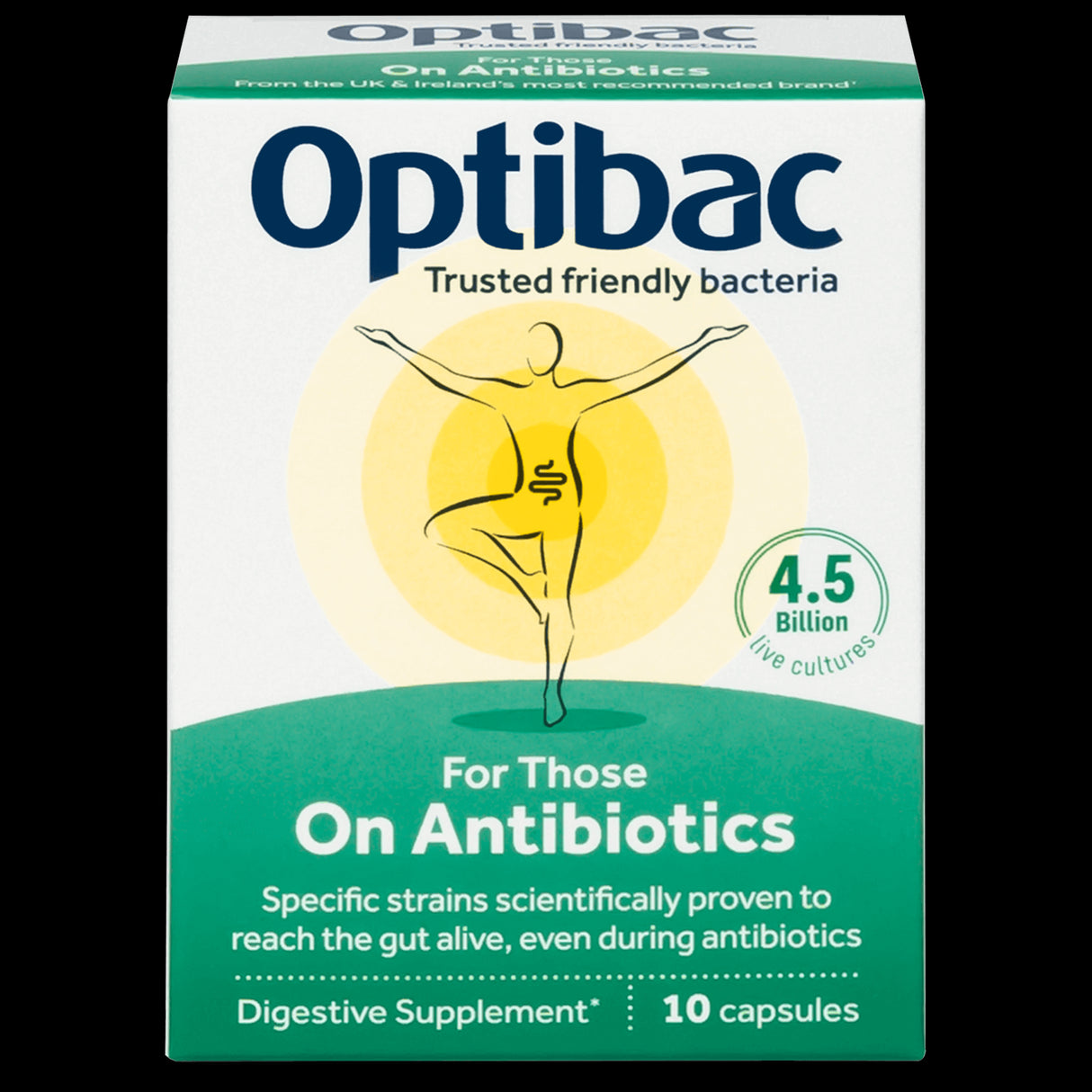 OptiBac Probiotics For Those on Antibiotics 10 Capsules