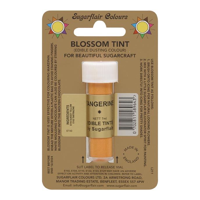 Sugarflair BLOSSOM TINT Edible Food Colour Powder - 7ml