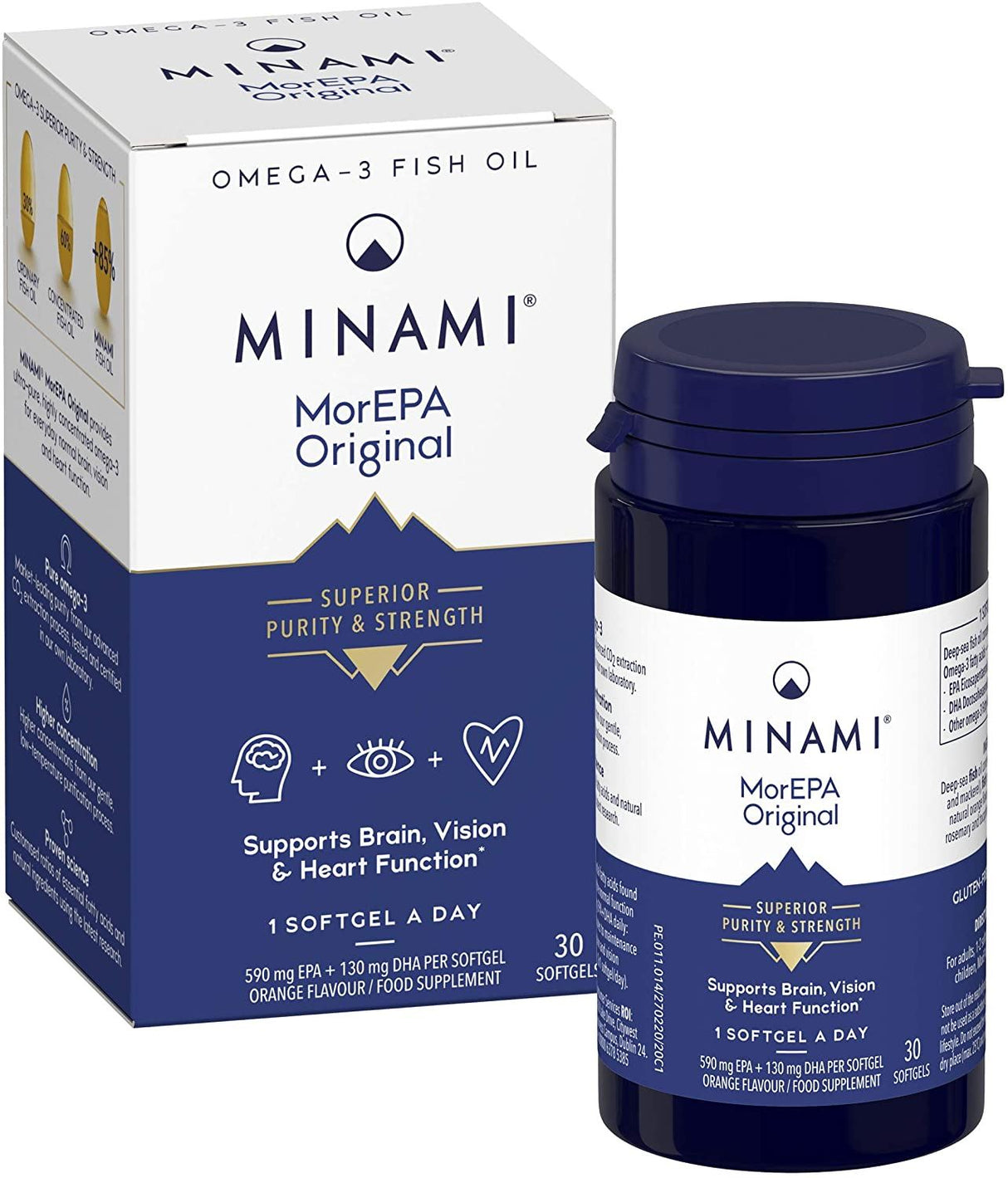 Minami MorEPA Original Omega-3 Fish Oil - 30 Softgels