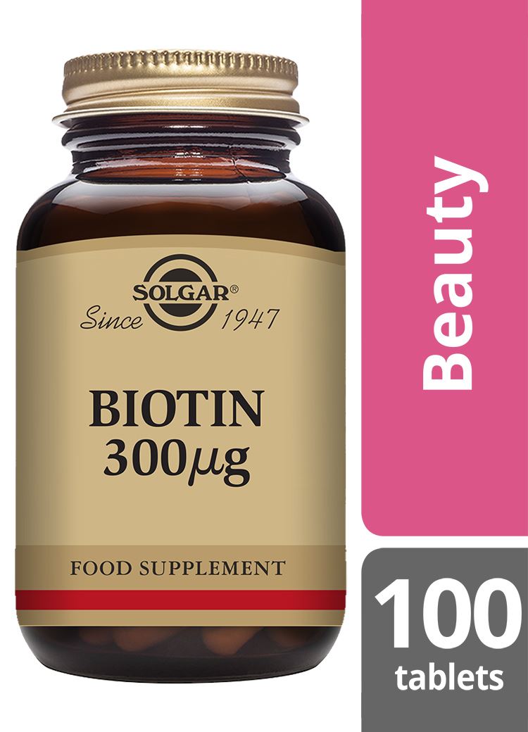 Solgar Biotin 300 µg - 100 Tablets