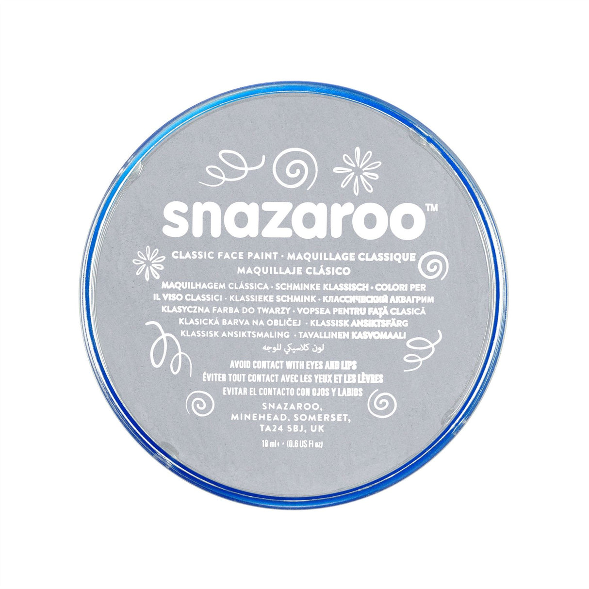 Snazaroo Face Paint & Body Make Up, Classic, Metallic & Sparkle Colours Fancy Dress 18ml