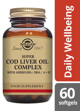 Solgar Super Cod Liver Oil Complex - 60 Softgels