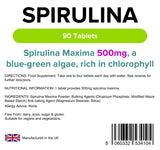 Lindens Spirulina 500mg - 90 Tablets