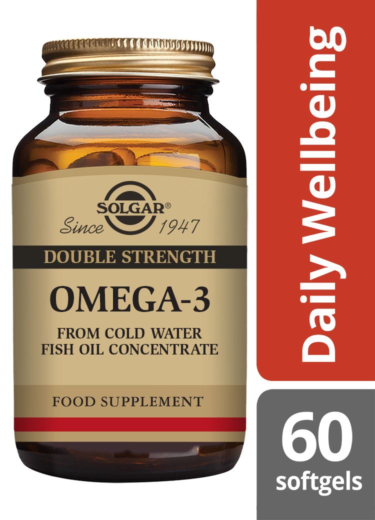 Solgar Double Strength Omega-3 - 60 Softgels