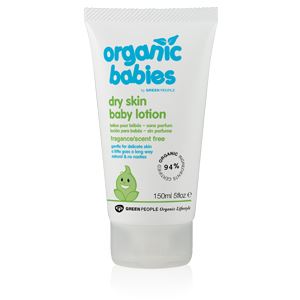 Green People Organic Babies Dry Skin Baby Lotion - Scent Free (150ml)