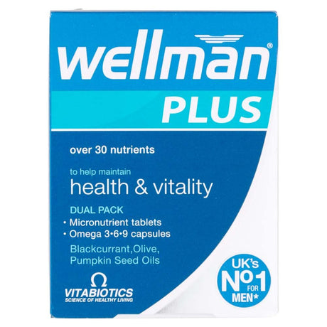Vitabiotics Wellman Plus - 28 Tablets + 28 Capsules