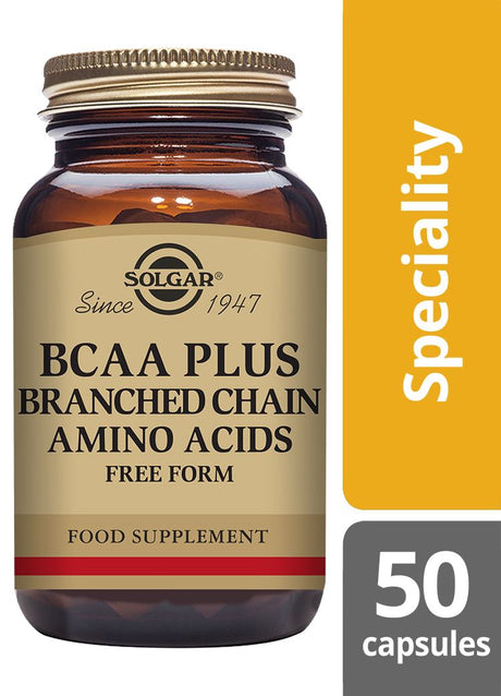 Solgar BCAA Plus - 50 Vegicaps