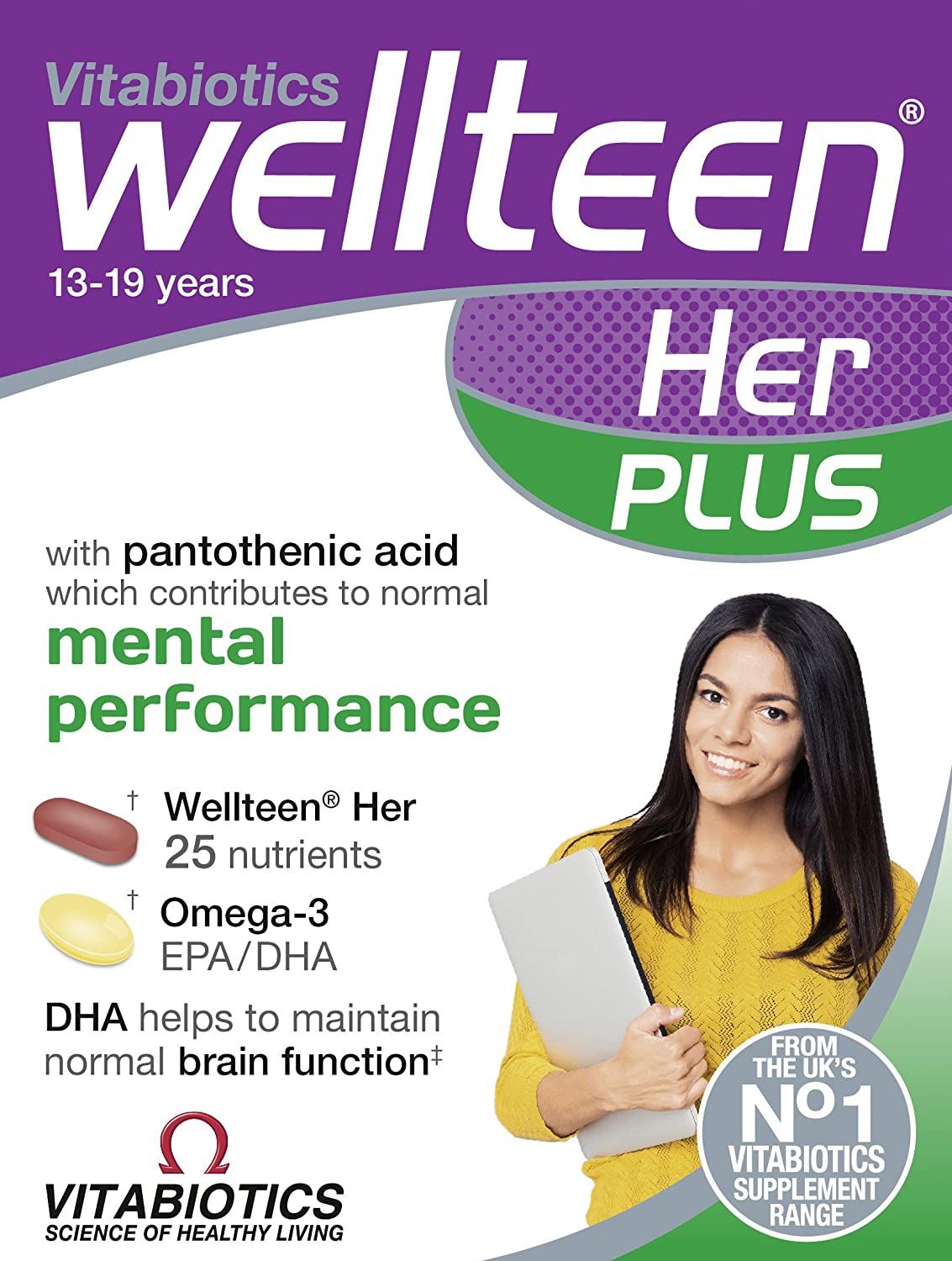 Vitabiotics Wellteen Her Plus - 28 Tablets + 28 Capsules