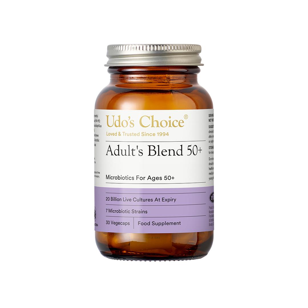 Udos Choice Adult 50+ Blend Microbiotics - 30 Vegecaps