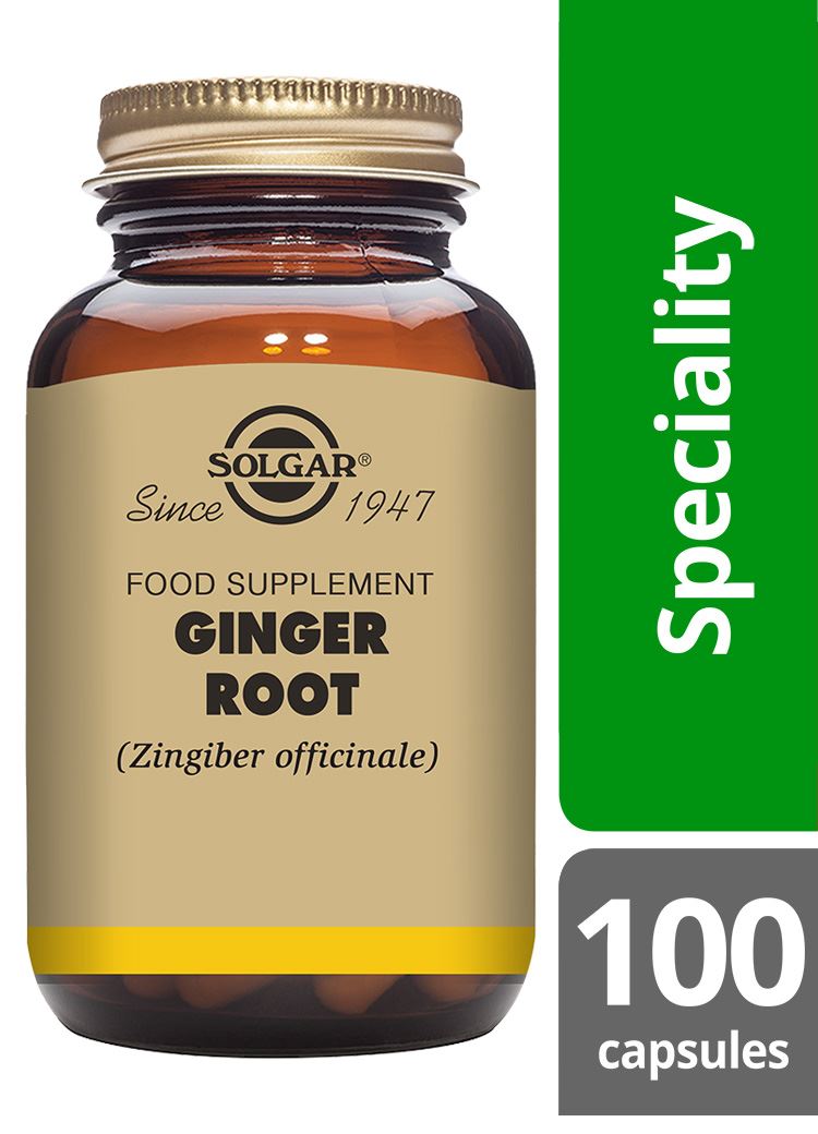 Solgar Ginger Root - 100 Vegicaps