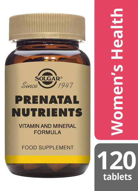 Solgar Prenatal Nutrients - 120 Tablets