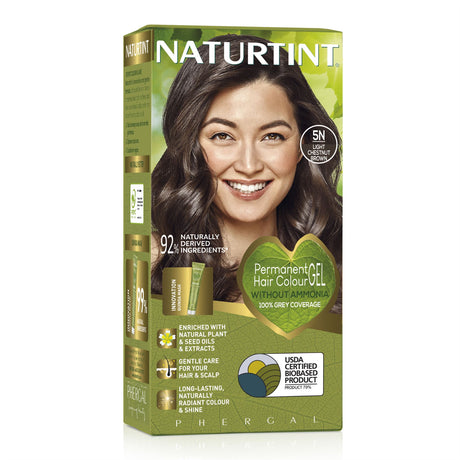 Naturtint Permanent Hair Colour, Plant Enriched Radiant Colour, Ammonia Free, Vegan-Friendly Formula, Long Lasting Grey Coverage - All Shades