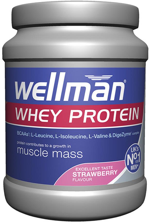 Vitabiotics Wellman Whey Protein Strawberry Flavour - 400g