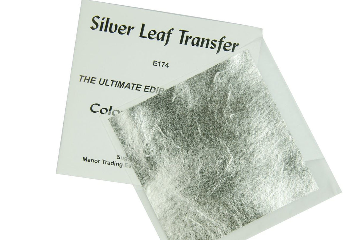 Sugarflair Edible Silver Leaf Transfer