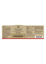 Solgar No Flush Niacin 500 mg - 50 Vegicaps