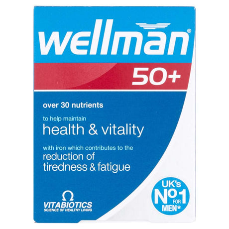 Vitabiotics Wellman 50+ - 30 Tablets