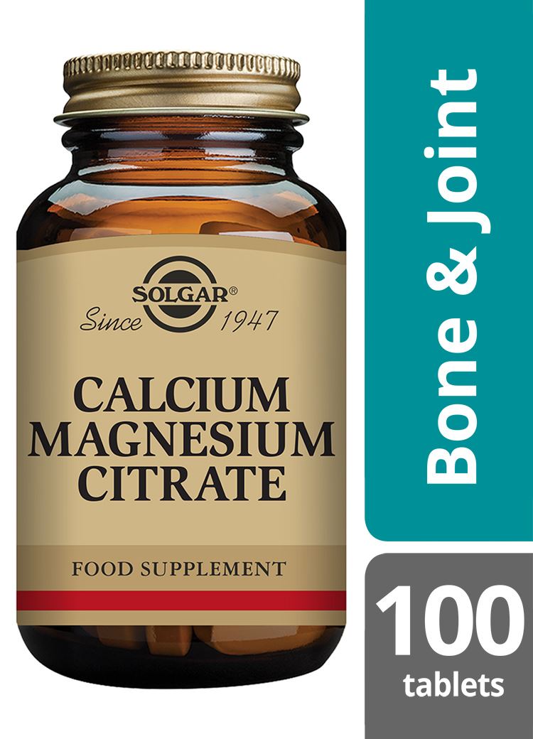 Solgar Calcium Magnesium Citrate - 100 Tablets