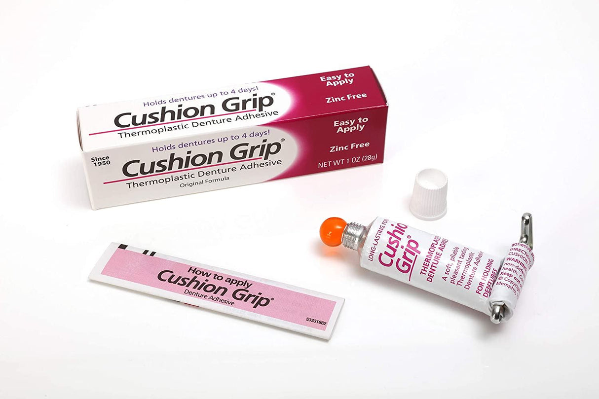 Cushion Grip Thermoplastic Denture Adhesive - 28g