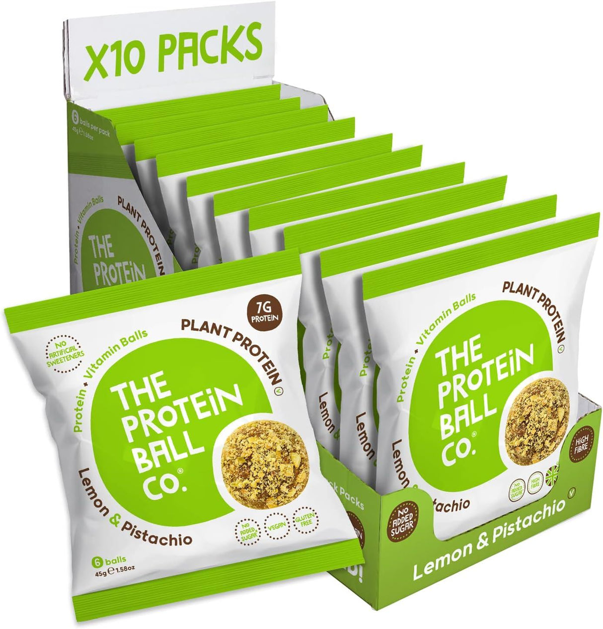 The Protein Ball Co. All Flavours - 45g - Pack of 10